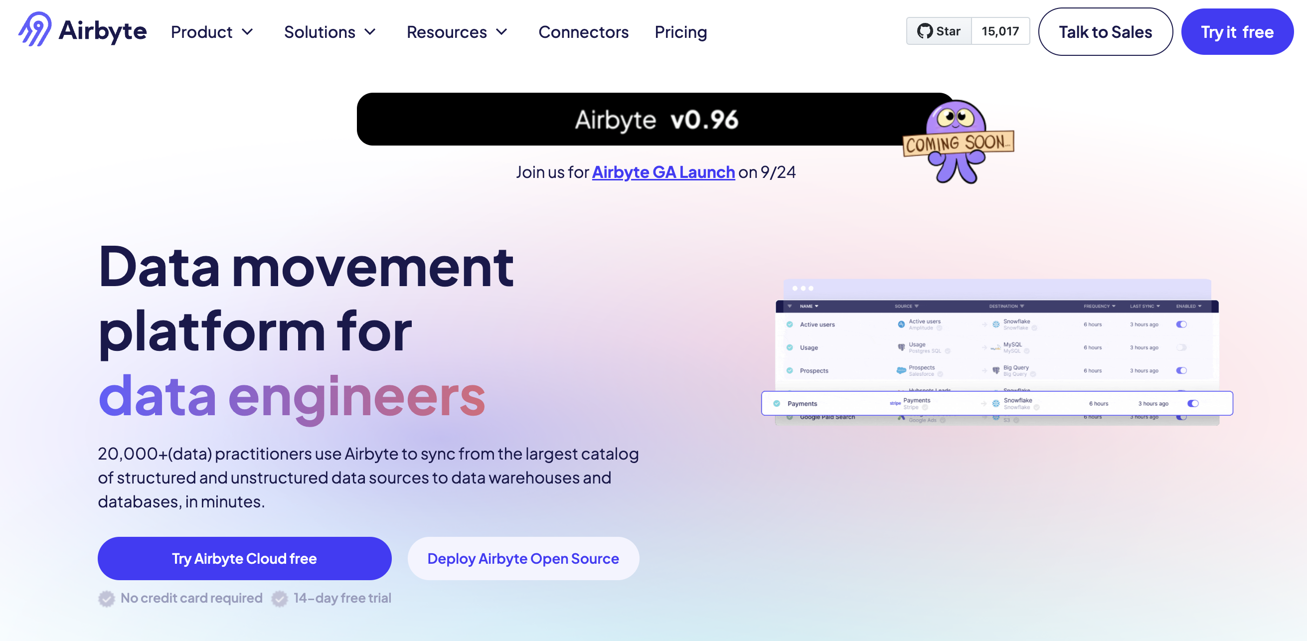 Data Orchestration Tool Airbyte